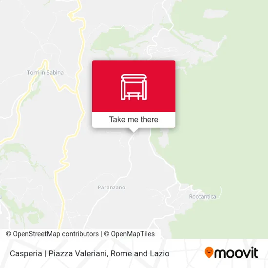 Casperia | Piazza Valeriani map