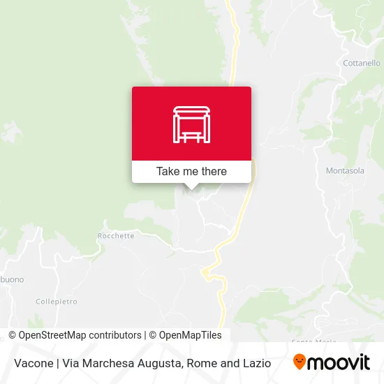 Vacone | Marchesa Augusta Street map