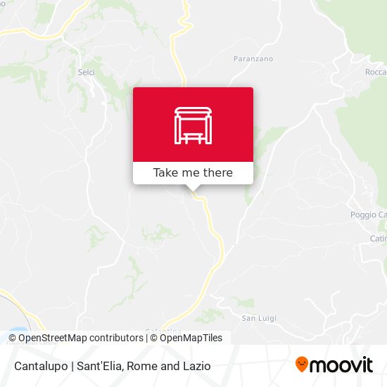 Cantalupo | Sant'Elia map