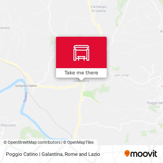 Poggio Catino | Galantina map