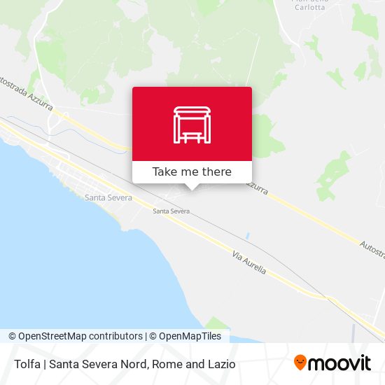 Tolfa | Santa Severa Nord map