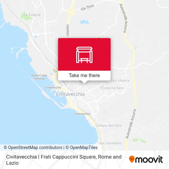 Civitavecchia | Frati Cappuccini Square map