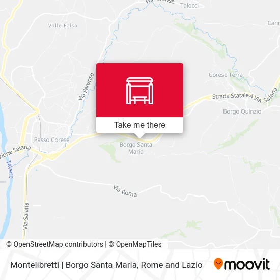 Montelibretti | Borgo Santa Maria map