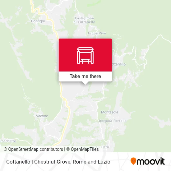 Cottanello | Chestnut Grove map