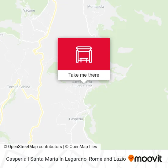 Casperia | Santa Maria In Legarano map