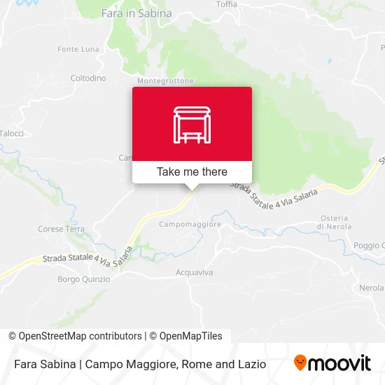 Fara Sabina | Campo Maggiore map