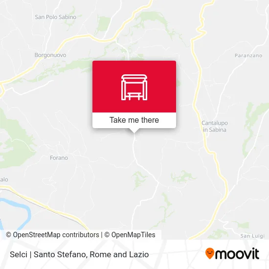 Selci | Santo Stefano map