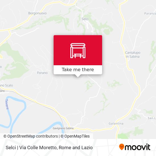 Selci | Via Colle Moretto map