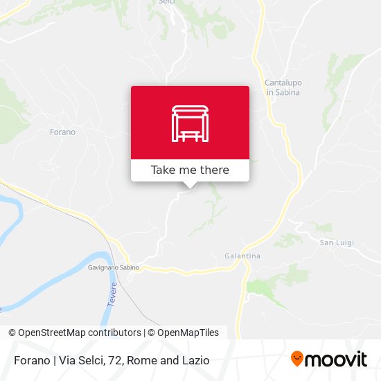 Forano | Via Selci, 72 map