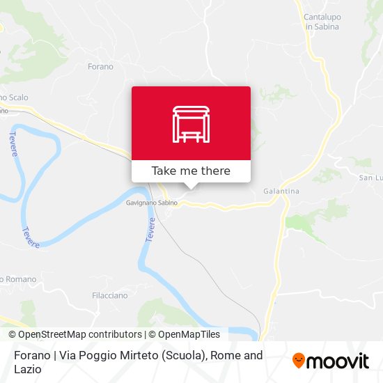 Forano | Via Poggio Mirteto (Scuola) map