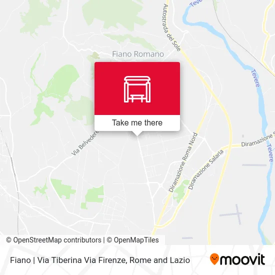 Fiano | Tiberina Street Florence Street map