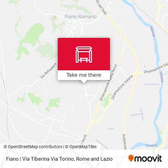 Fiano | Via Tiberina Via Torino map