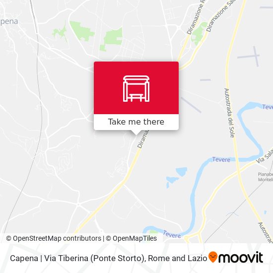 Capena | Via Tiberina (Ponte Storto) map