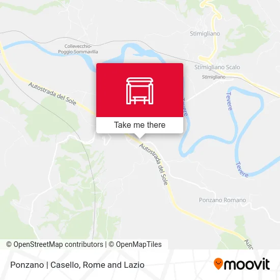 Ponzano | Toll Booth map