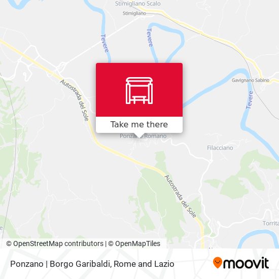 Ponzano | Borgo Garibaldi map