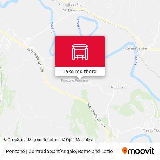 Ponzano | Contrada Sant'Angelo map