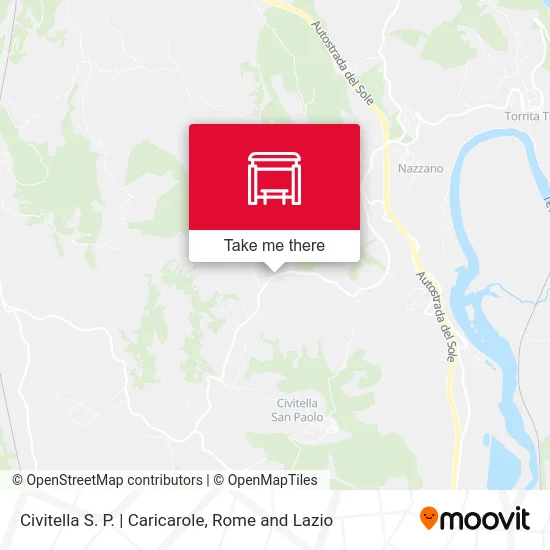 Civitella S. P. - Caricarole map