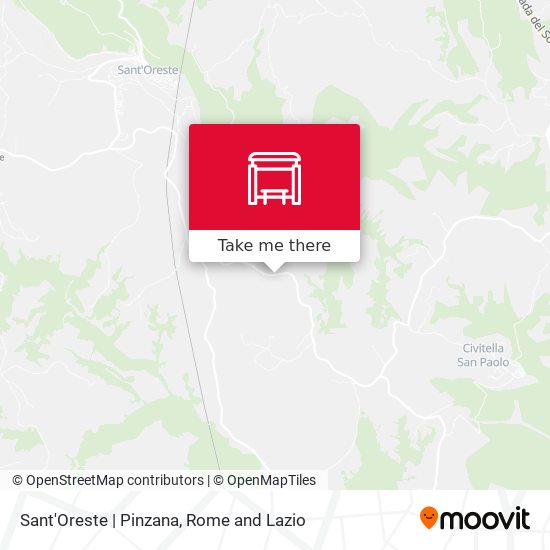 Sant'Oreste | Pinzana map