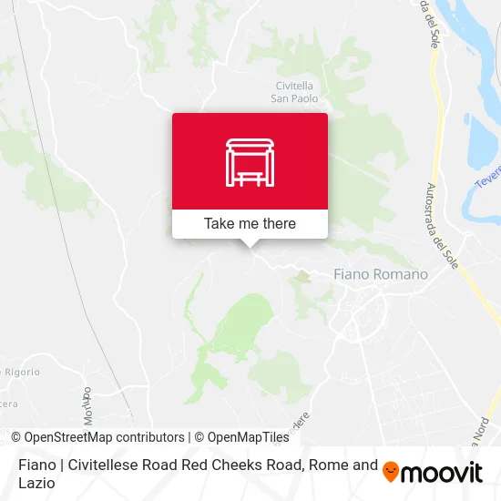 Fiano | Civitellese Road Red Cheeks Road map