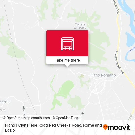 Fiano | Civitellese Road Red Cheeks Road map