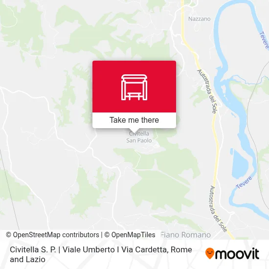 Civitella S. P. | Viale Umberto I Via Cardetta map