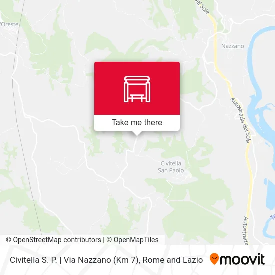Civitella S. P. | Nazzano Road (Km 7) map