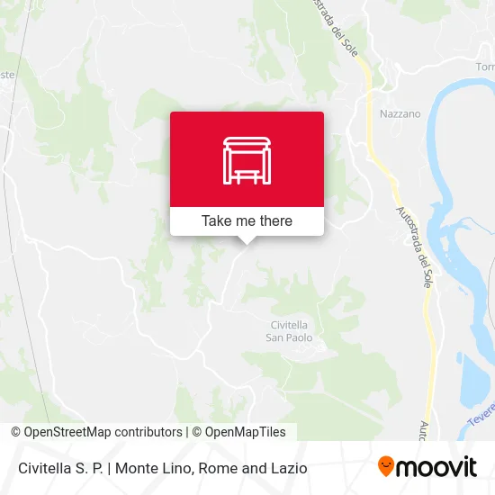 Civitella San Paolo | Monte Lino map