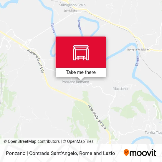 Ponzano | Sant'Angelo District map
