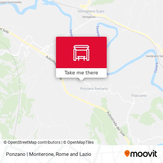 Ponzano | Monterone map