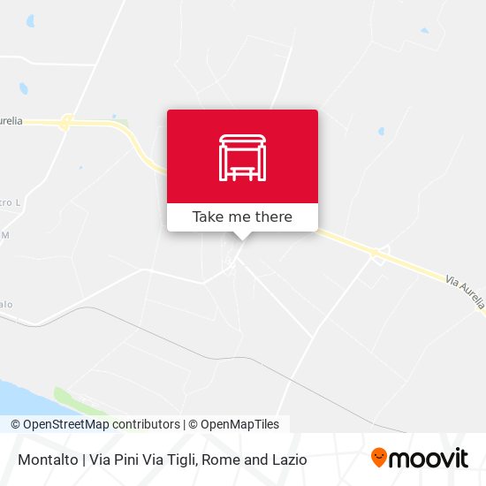 Montalto | Via Pini Via Tigli map
