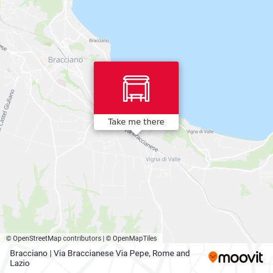 Bracciano | Via Braccianese Via Pepe map