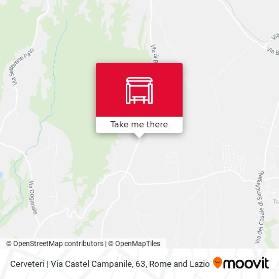 Cerveteri | Via Castel Campanile, 63 map