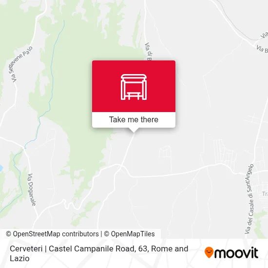 Cerveteri | Castel Campanile Road, 63 map