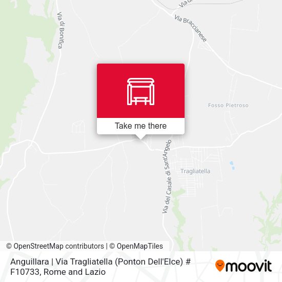 Anguillara | Via Tragliatella (Ponton Dell'Elce) map