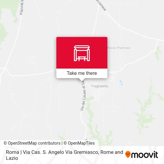 Roma | Via Cas. S. Angelo Via Gremiasco map