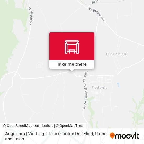 Anguillara | Via Tragliatella (Ponton Dell'Elce) map