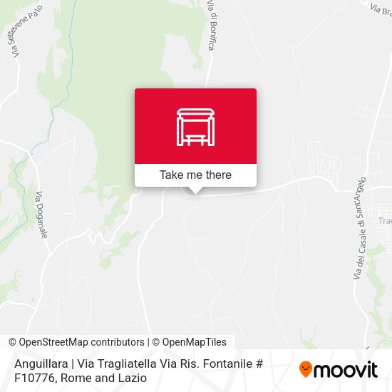 Anguillara | Via Tragliatella Via Ris. Fontanile # F10776 map