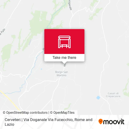 Cerveteri | Via Doganale Via Fucecchio map