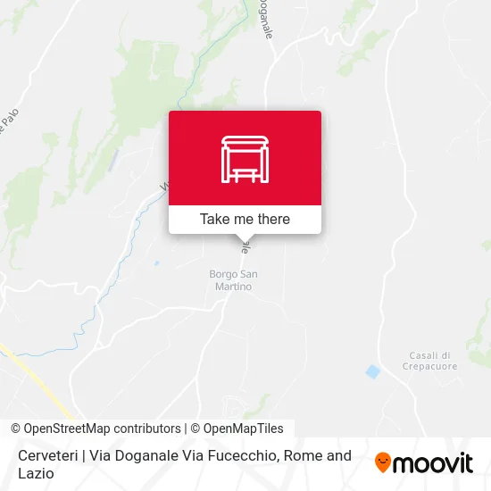 Cerveteri | Customs Street Fucecchio Street map