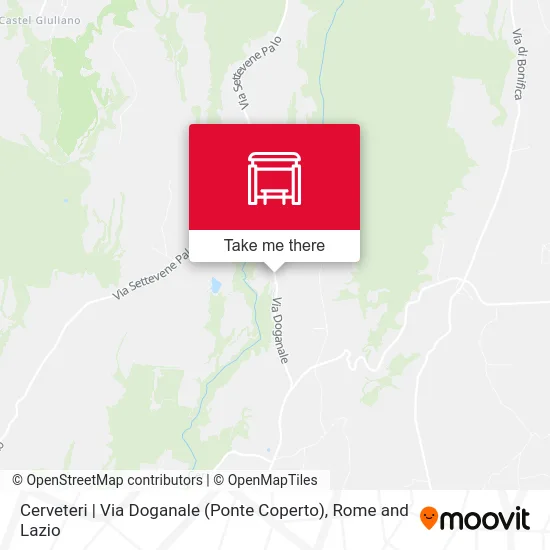 Cerveteri | Via Doganale (Ponte Coperto) map