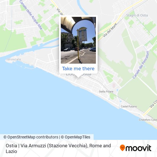 Ostia | Via Armuzzi (Stazione Vecchia) map