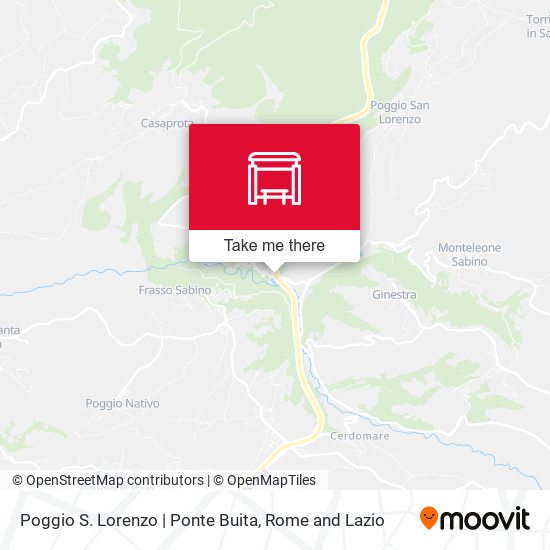 Poggio S. Lorenzo | Ponte Buita map