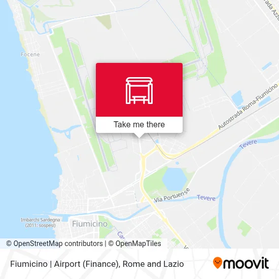 Fiumicino | Airport (Finance) map