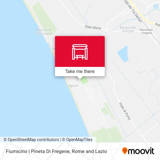 Fiumicino | Fregene Pine Forest map