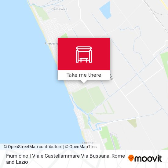 Fiumicino | Viale Castellammare Via Bussana map