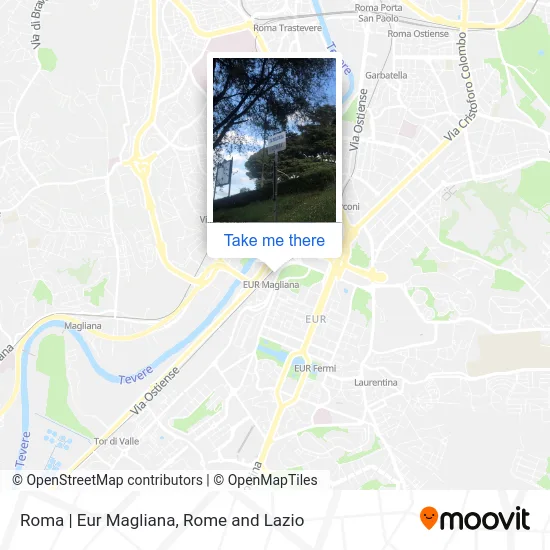 Roma | Eur Magliana map