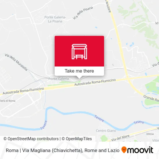 Roma | Via Magliana (Chiavichetta) map