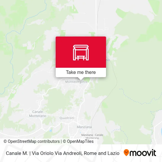 Canale M. | Via Oriolo Via Andreoli map