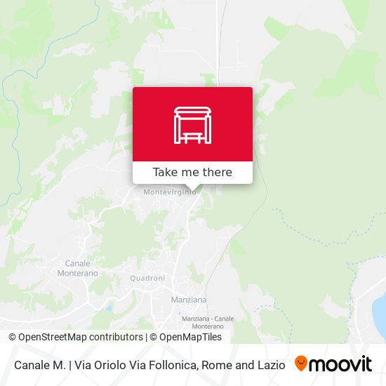 Canale M. | Via Oriolo Via Follonica map