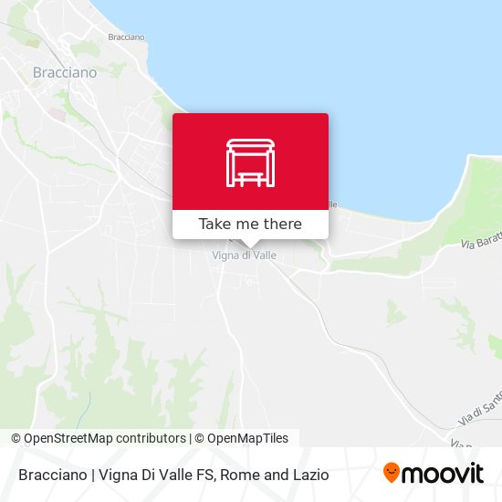 Bracciano | Vigna Di Valle FS map